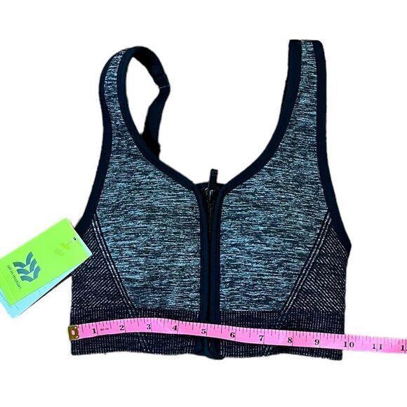 All In Motion Black And Gray Front Closure Sports Bra, Size XS, NWT - Picture 12 of 13